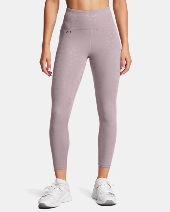 Women's Motion Gloss Printed Ankle Leggings Tapered Leg Athletic Pants - Gray, XL, Under Armour Women's Motion Gloss Printed Ankle Leggings Tapered Leg Athletic Pants - Gray, XL, Under Armour